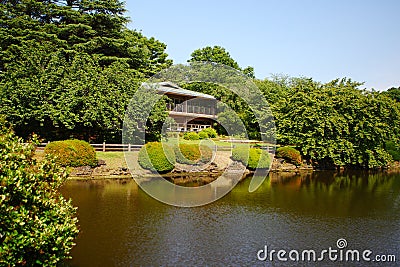 Shinjuku Gyoen in Tokyo Stock Photo